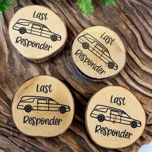 Last Responder Wooden Coasters